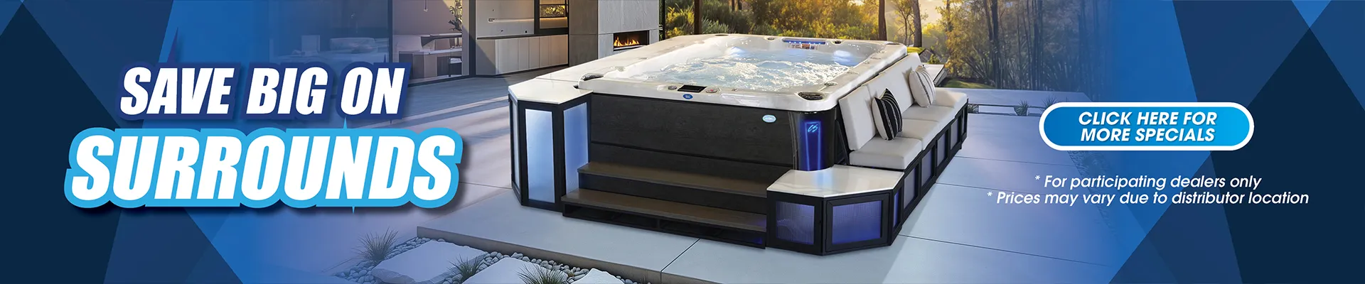 Calspas hot tub being used in a family setting - Beaumont